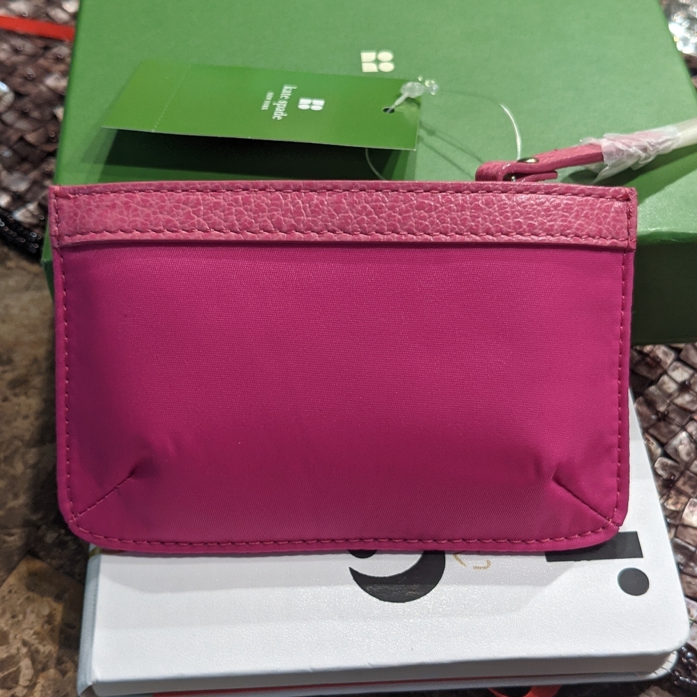 New! Kate Spade Pink Union Square Coin Purse! - Picture 5 of 9